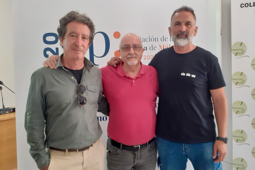 Luis Vázquez, Francisco Luque y Pablo Benticagua.